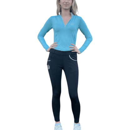 Blue Equine Base layer by DP Equine (front)