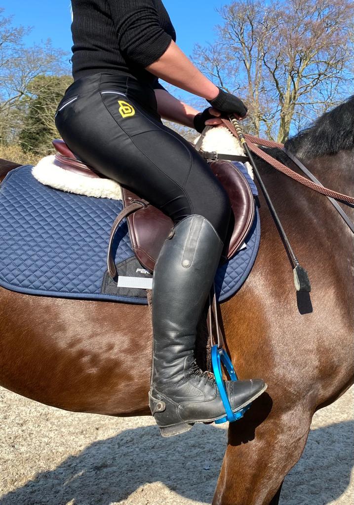 Leggings Side View on Horse