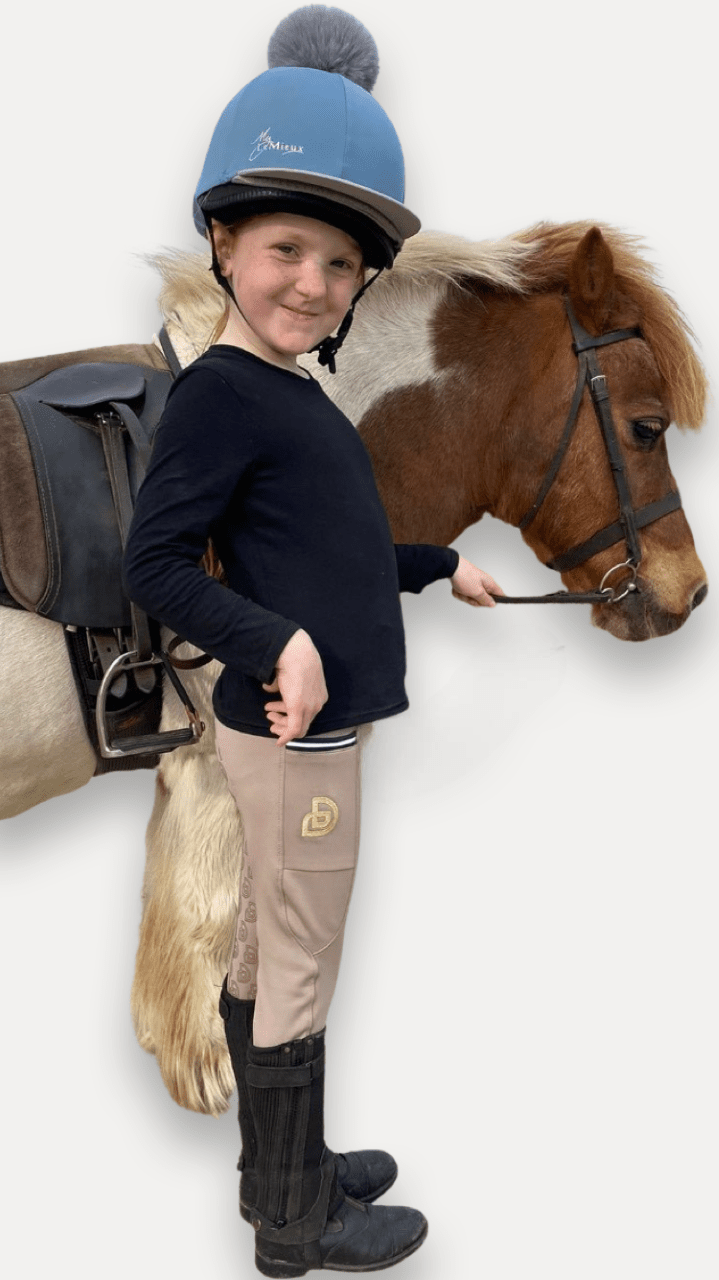 Children's Mocha Horse Riding Leggings - D.P Equine - Equestrian