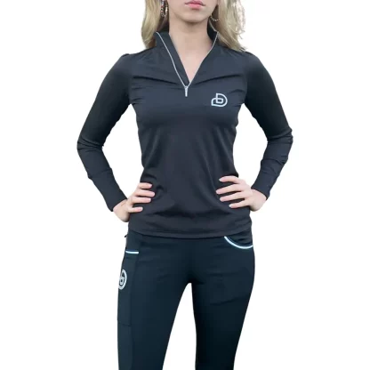 Black Equine Base layer by DP Equine (front 2)