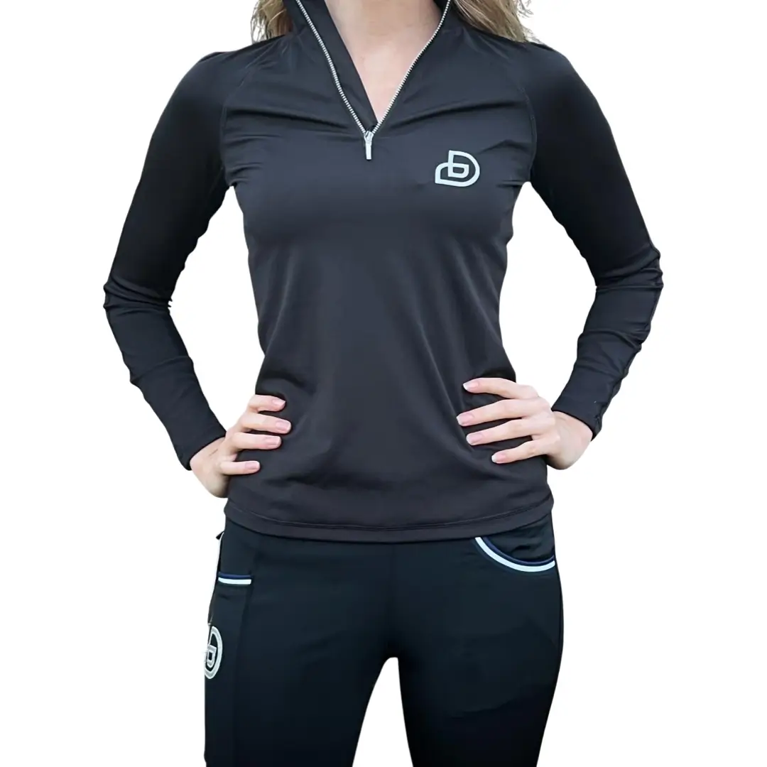 Black Equine Base layer by DP Equine (front 3)