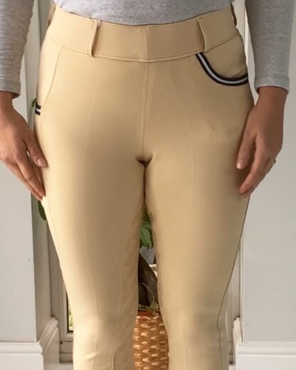 Beige Adult Horse Riding Leggings - Image 2