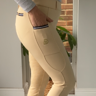 Beige Adult Horse Riding Leggings